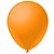 Balão Látex Tradicional Redondo 5" Liso Laranja - 50 Un - Imagem 1