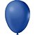 Balão Látex Tradicional Redondo 5" Liso Azul Royal - 50 Un - Imagem 1