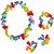 Kit Havaiano - Colar, Tiara e Braceletes - Imagem 1