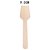 Talher Madeira Mini Colher Natural 9,5cm - 50 Un - Imagem 1