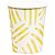 Copo de Papel 270ml Estampa Dourada - 10 Un - Imagem 1