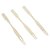 Palito Mini Garfo em Bambu Para Petiscos 9cm - 50 Un - Imagem 1