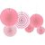 Kit Enfeite de Papel Composê Rosa - 6 Peças - Imagem 1