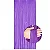 Cortina Neon Roxo 1,00x2,00 Metros - 1 un - Imagem 1