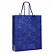 Kit Sacola de Papel Premium Relevo Lisa Azul M 31x26x10cm - 10 Un - Imagem 1