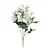 Flores Decorativas Permanentes - Buquê Flores e Sementes 32cm Branco - 6 Buquês - Imagem 1
