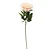 Flores Decorativas Permanentes - Rosa Decorativa Toque Aveludado 80cm Rosa Chá - 6 Hastes - Imagem 1