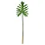 Folhas Decorativas Permanentes - Costela de Adão 89cm Verde - 1 Haste - Imagem 1