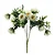 Flores Decorativas Permanentes - Buquê de Rosas X8 32cm Branco - 6 Buquês - Imagem 1