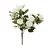 Flores Decorativas Permanentes - Buquê de Rosas X9 47cm Branco - 1 Buquê - Imagem 1