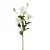Flores Decorativas Permanentes - Rosas X5 68cm Branco - 1 Haste - Imagem 1