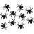 Lembrancinha Infantil - Mini Aranha Preta - 24 Un - Imagem 1