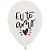 Balão de Látex Imperial 2 LD Cristal Eu Te Amo R12 - 50 Un - Imagem 1