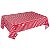 Toalha de Mesa Plástica Xadrez 1,37x1,83 Metros Vermelho - 1 Un - Imagem 1