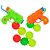 Lembrancinha Infantil - Pistola Lança Bolas 12cm com 3 Bolinhas - 1 Un - Imagem 1
