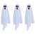 Bonecos Trio de Fantasmas Assustadores 90cm - 3 Un - Imagem 1