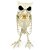 Esqueleto Coruja Decoração Halloween 31,5cm - 1 Un - Imagem 1
