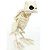 Esqueleto Coruja Decoração Halloween 31,5cm - 1 Un - Imagem 2