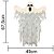 Enfeite Para Pendurar TNT Halloween Horripilante Fantasma 67,5cm - 1 Un - Imagem 2