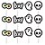 Palitos Decorativo Impresso Halloween Cute - 12 Un - Imagem 1