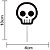 Palitos Decorativo Impresso Halloween Cute - 12 Un - Imagem 2