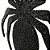 Aplique Glitter Halloween Aranha Grande - 5 Un - Imagem 2