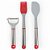 Espátula Pincel Descascador Silicone Multiuso - Jogo com 3 Un - Cromus Allonsy - Imagem 1