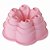 Forma de Silicone Redonda Flor Rosa 22x22x9cm - 1 Un - Cromus Allonsy - Imagem 1