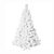 Árvore de Natal Branca 60cm Pé de Plástico Lisa com 30 Galhos - Imagem 1
