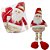 Enfeite Papai Noel em Tecido Luxo Extensão de Pernas 90cm - 1 Un - Imagem 1