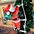 Enfeite Papai Noel na Escada em Tecido Luxo 58cm - 1 Un - Imagem 4
