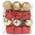 Enfeites Para Decoração Natalina 11x7cm - Kit com 12 Peças - Imagem 1