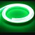 Fita com 108 Leds Neon Fixa 12 Volts 5,00 Metros Verde - Bivolt - Imagem 1