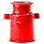 Mini Leiteira em Alumínio 150ml com Alça Fixa - Vermelho - Imagem 3