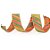 Fita com Listras Vermelho e Verde 3,8 cm x 9,14 mts (Fitas Natalinas) - 3 Un - Imagem 1