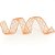 Fita Organza com Listras Bronze 3,8 cm x 9,14 mts (Fitas Natalinas) - 3 Un - Imagem 2