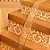 Fita Voal Floco Neve Ouro 3,8 cm x 9,14 mts (Fitas Natalinas) - 3 Un - Imagem 2