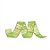 Fita Listras com Glitter Verde Claro 3,8 cm x 9,14 mts (Fitas Natalinas) - 3 Un - Imagem 1