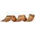 Fita Listras com Glitter Ouro 3,8 cm x 9,14 mts (Fitas Natalinas) - 3 Un - Imagem 2