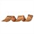Fita Listras com Glitter Ouro 3,8 cm x 9,14 mts (Fitas Natalinas) - 3 Un - Imagem 1
