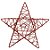 Estrela Rattan Vermelho 30cm - 1 Un - Imagem 2