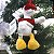 Natal Disney - Pato Donald para Pendurar Vermelho e Branco 15cm - Imagem 3