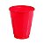 Copo Plástico Happy Line 210ml Vermelho - 10 Un - Imagem 1
