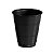 Copo Plástico Happy Line 210ml Preto - 10 Un - Imagem 1