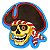Convite com Envelope Cimtoys Piratas 08 Un - Imagem 3