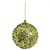 Bola com Lantejoulas Verde 10 cm (Bolas) - 6 Peças - Imagem 2