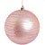 Bola com Glitter Rosa 12 cm (Bolas) - 2 Peças - Imagem 2