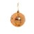 Bola com Pérola Ouro 8 cm (Bolas) - 6 Peças - Imagem 2