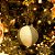 Bola de Natal de Juta Verde e Verde 10cm - 1 Un - Imagem 2