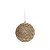 Bola Glitter Ornamentada Nude 8 cm (Bolas) - 6 Peças - Imagem 1